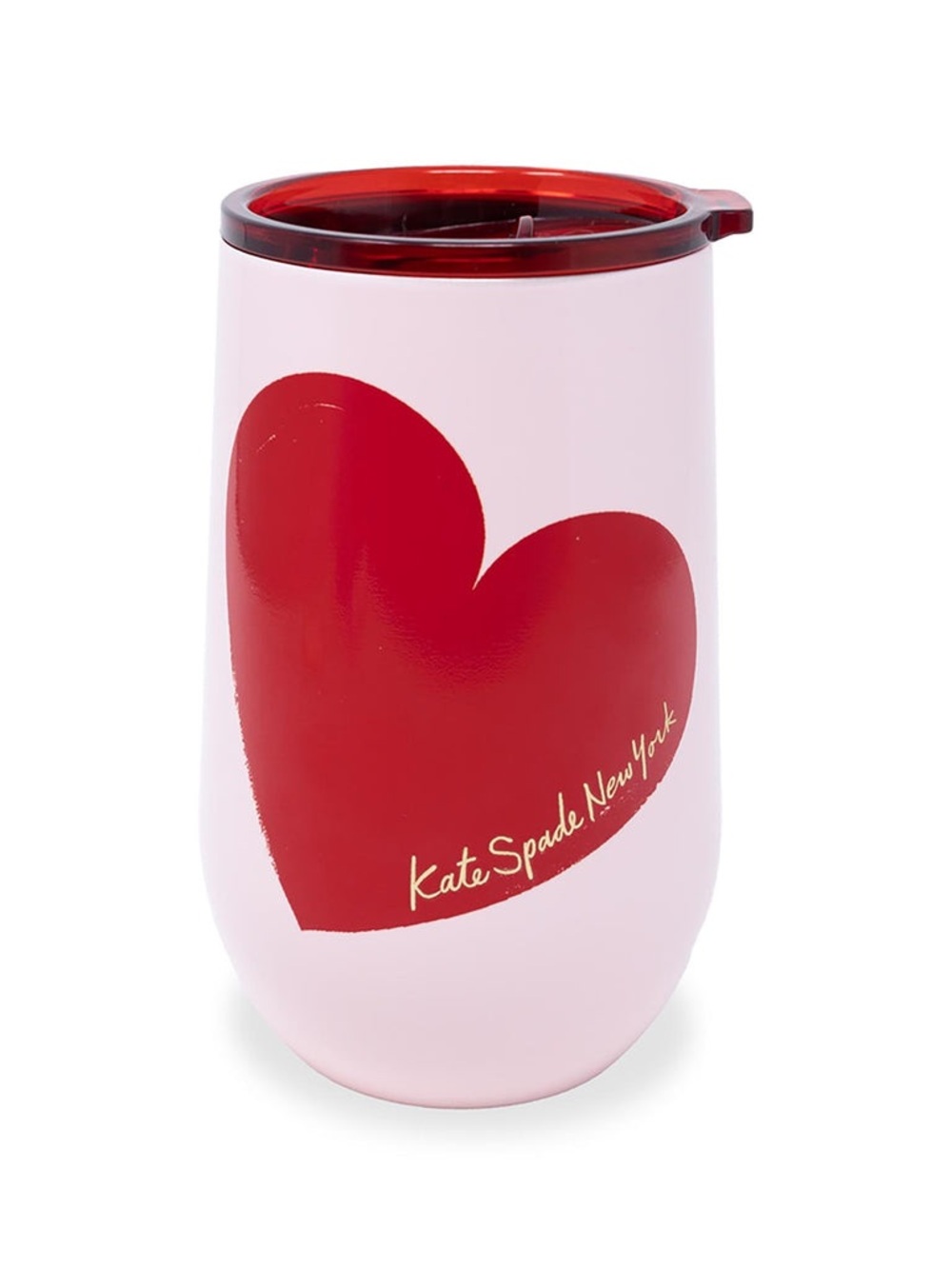 Kate Spade New York Stainless 16 oz. Steel Wine Tumbler in Sweethearts NWT